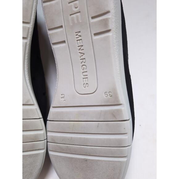 Pepe Menargues Black Suede Slip-On Shoes Women’s Size 39 EU (US 8.5-9) Comfort - Picture 9 of 14